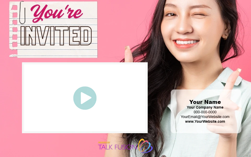 Video Email Template